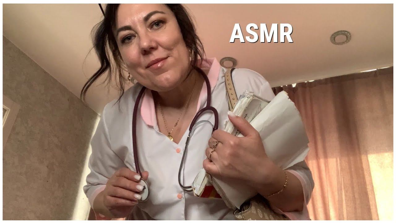 ASMR⚕️ВЫЗОВ ВРАЧА НА ДОММЕДИЦИНСКИЙ ОСМОТРРолевая игра/ ASMR Medical Role Play Doctor смотреть онлайн