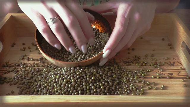 ASMR Beans_No Talking_Tapping_АСМР_Фасоль_Пересыпание Крупы