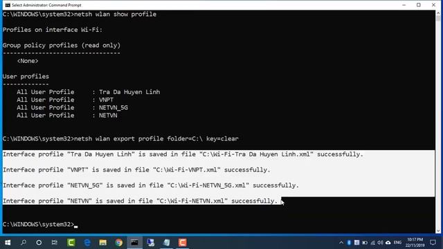 How to show all wifi password on pc or laptop windows 10/11 របៀបcheck រកwifi password នៅលើcomputer смотреть онлайн