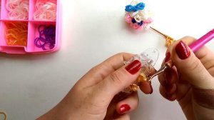 ОВЕЧКА из резинок 3D SHEEP Rainbow loom bands tutorial for kids DIY