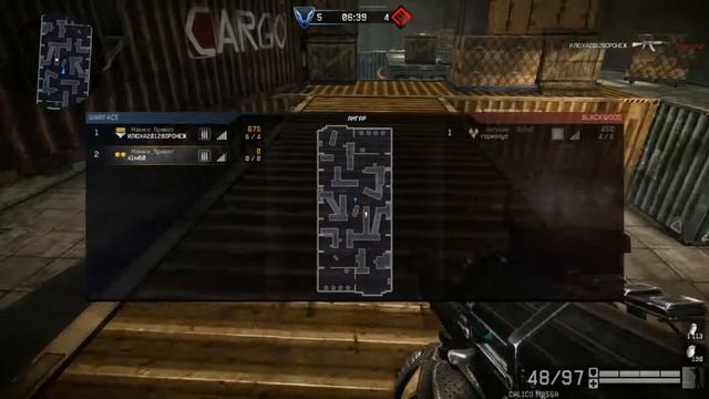 Warface 1х1 по тк-2 Тащер ЛИВАНУЛ!! смотреть онлайн
