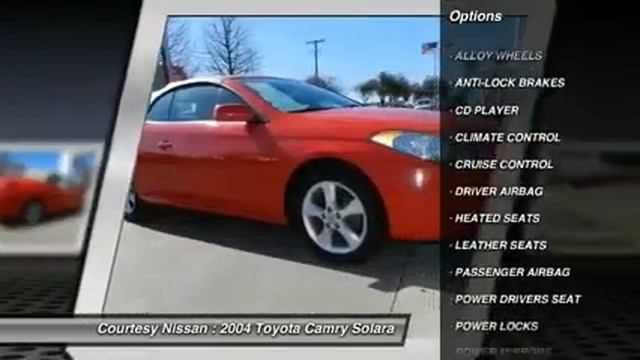 2004 Toyota Camry Solara at Courtesy Nissan in Richardson 4U028235 смотреть онлайн