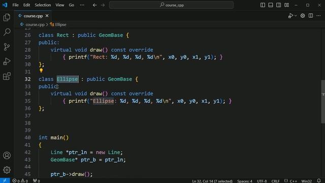 #26. Чисто виртуальные методы. Абстрактные классы | Уроки ООП C++ смотреть онлайн