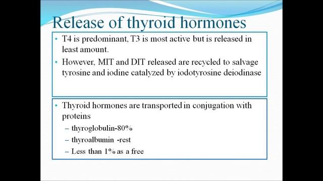 Thyroid Hormone metabolism PPT смотреть онлайн