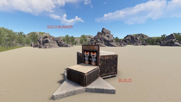 СОЛО БУНКЕР ДЛЯ СТАРТА| КАК ПОСТРОИТЬ?| РАСТ/ RUST