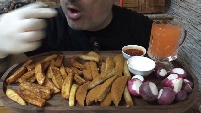 ASMR / MUKBANG | Fish 🐟 crackers & Fried potatoes 🥔 смотреть онлайн
