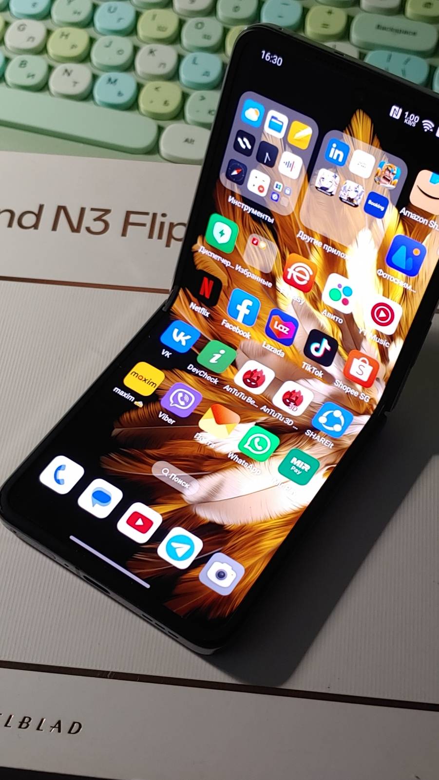 OPPO Find N3 Flip проходит проверку временем смотреть онлайн