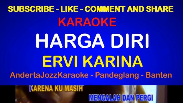 KARAOKE - HARGA DIRI - ERVI KARINA смотреть онлайн