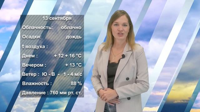 ПОГОДА НА ЗАВТРА. 12.09.2023 смотреть онлайн
