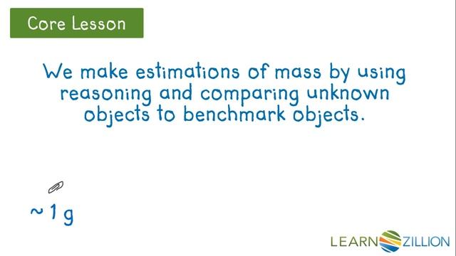 Estimate the mass of an object смотреть онлайн