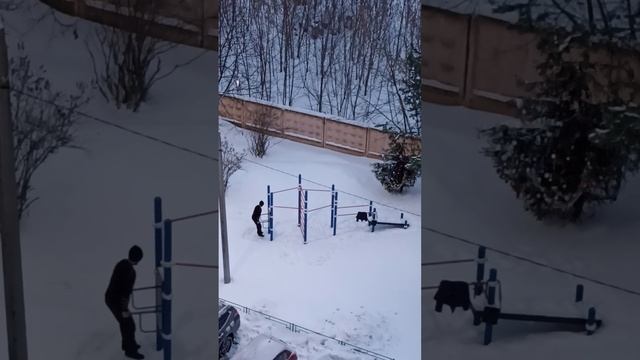 Спорт на улице зимой. Тренировки на холоде.