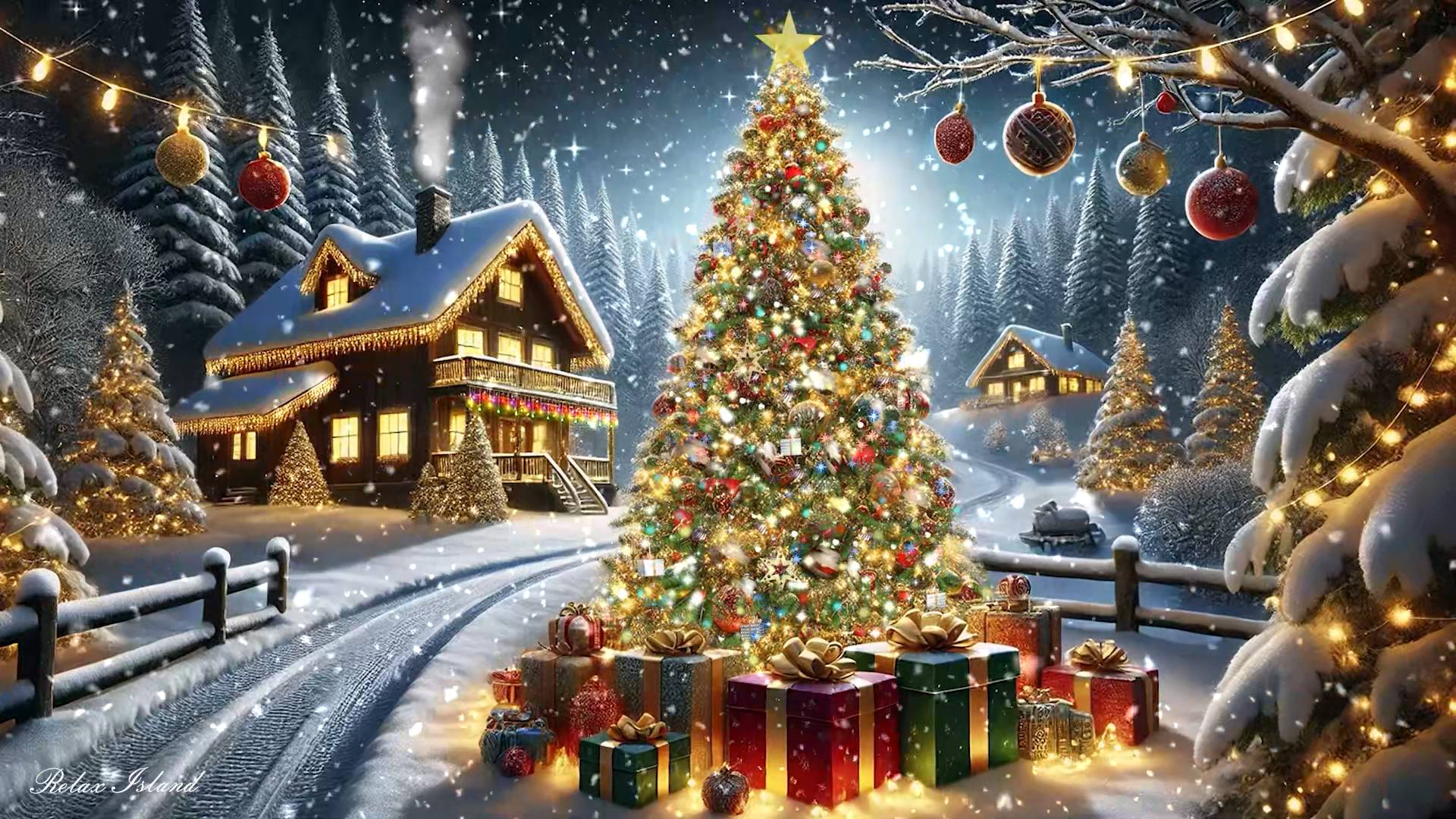 ✨🎄❄️ ВЕСЕЛАЯ НОВОГОДНЯЯ МУЗЫКА ДЛЯ РЕЛАКСАЦИИ! 🎵 ОЧЕНЬ КРАСИВАЯ РОЖДЕСТВЕНСКАЯ МУЗЫКА ДЛЯ ДУШИ! смотреть онлайн