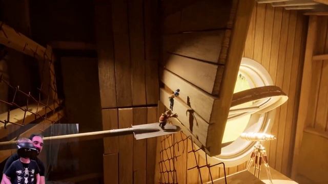 quick test of It Takes Two in VR with 5-yo смотреть онлайн