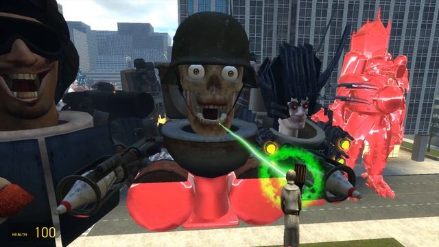 ROYAL SKIBIDI TOILET TITAN vs TVMAN, SAW CAMERAMAN, SPEAKERMAN AND OTHER BOSSES In Garry's Mod!? смотреть онлайн