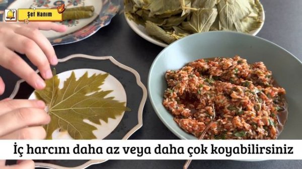 LOKUM GİBİ ZEYTİNYAĞLI YAPRAK SARMA TARİFİ/Yaprak Sarma Nasıl Yapılır