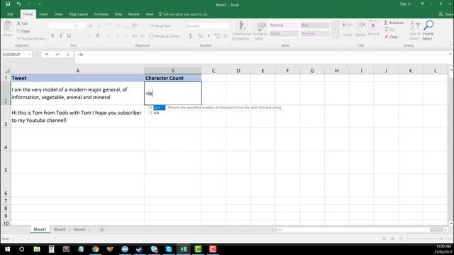 Excel for Marketers #2: Using the LEN Function in Excel to check the Length of Your Copy смотреть онлайн