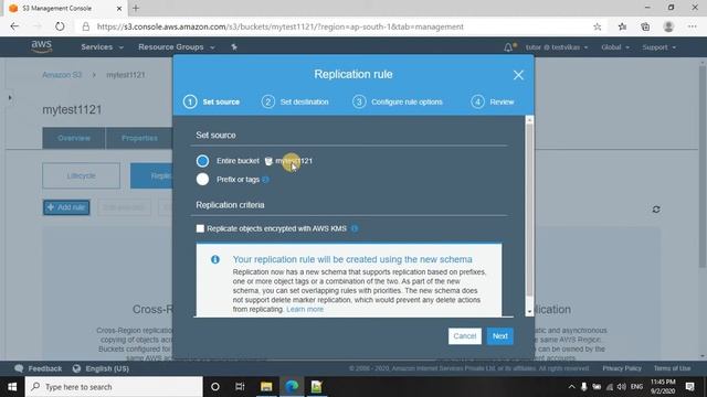 S3 Cross Region replication смотреть онлайн
