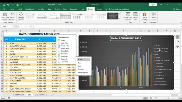CARA MEMBUAT GRAFIK MEMBUAT DIAGRAM DI EXCEL 2022 | TUTORIAL MICROSOFT EXCEL PEMULA смотреть онлайн