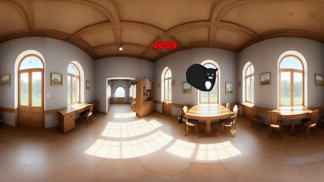 360° Maxwell Cat Dance in Different Years Sound Variations 360 VR Video смотреть онлайн