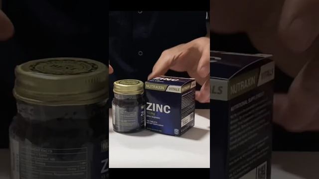 Nutraxin Zinc - минерал цинк из Турции. Обзор, где купить. смотреть онлайн