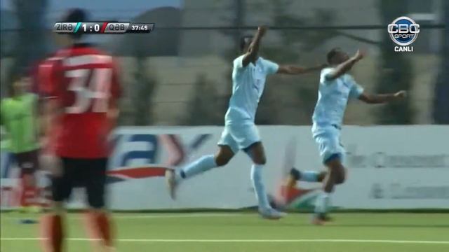 Zire's winning goal against Qabala смотреть онлайн