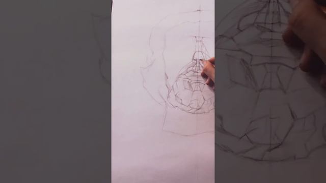 Рисунок карандашом. Конструктивное построение головы. / BRODSKAYAKRIS смотреть онлайн