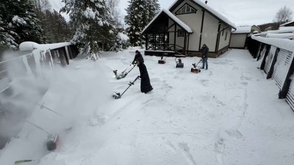 SENIX RUS TEAM на зачистке территории от снега 🌲