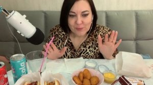 ASMR Mukbang(EATING SOUNDS)АСМР Мукбанг ОТМЕЧАЮ 30000 ПОДПИСЧИКОВ/HOT DOGGER Чизбургер Начо-дог и др