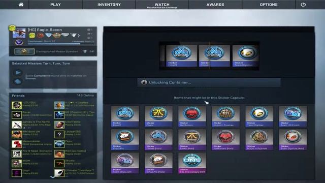 CSGO ESL One Cologne 2014 Legends Unboxing смотреть онлайн