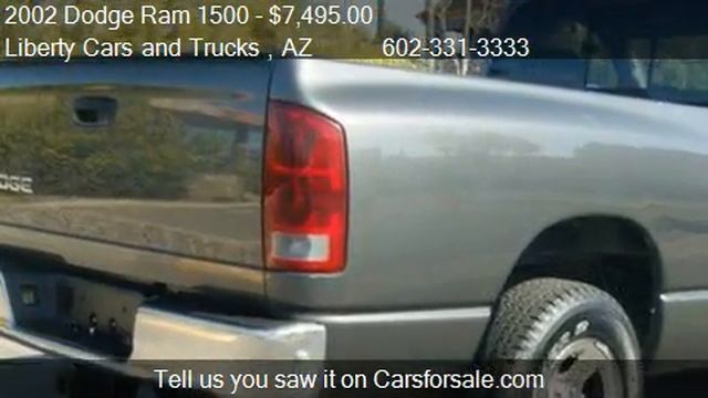 2002 Dodge Ram 1500 SLT Long Bed 2WD - for sale in Phoenix, смотреть онлайн