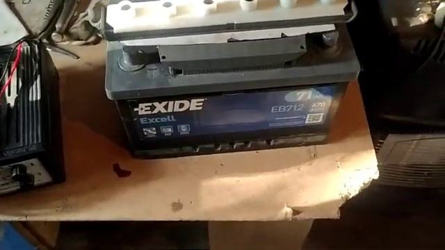 АКБ EXIDE в утиль, бывает и такое.