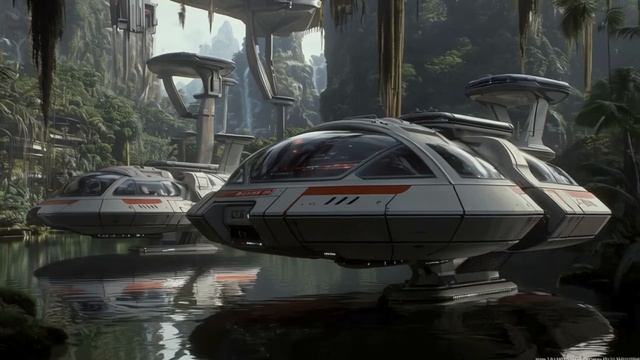 AI-Generated Eco Cities ｜ Futuristic Jungle Design Inspired By Syd Mead