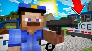 Я СПРЯТАЛСЯ В ПИСТОЛЕТЕ КОПА ОТ ПОЛИЦИИ В МАЙНКРАФТ | Риколит Minecraft