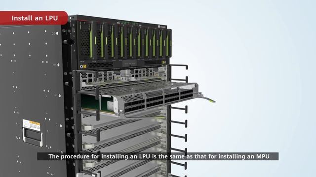 Huawei CloudEngine 16800 Series Switches-Installing An MPU/LPU/SFU