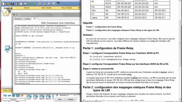 4.2.1.4 Packet Tracer - Configuring Static Frame Relay Maps смотреть онлайн