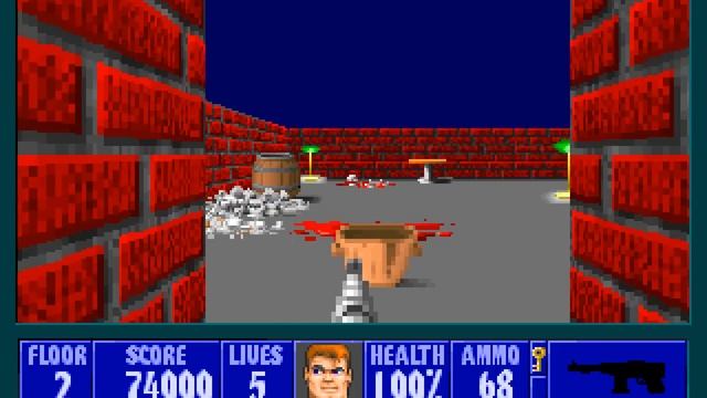 Let's Play Wolfenstein 3D 19: A Secretive Puzzle смотреть онлайн
