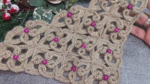 ✨Невероятная красота крючком из остатков ✨