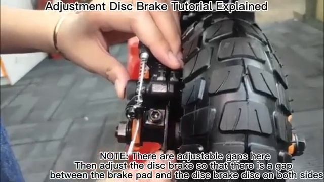 KuKirin G2Pro& G2 Max   Brake Caliper Adjustment Tutorial （碟刹器调整教程）