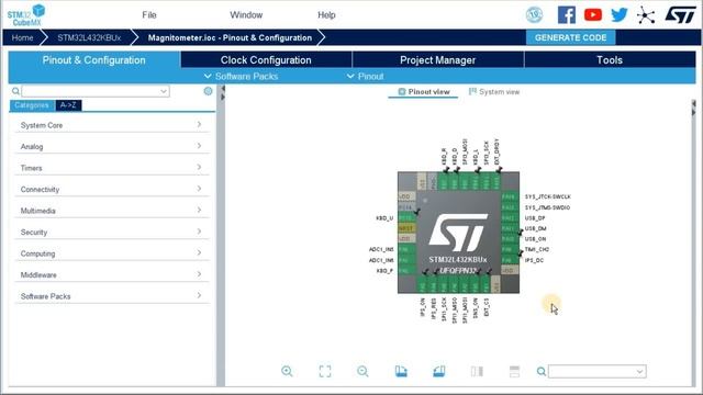 Магнитометр на STM32. От концепта до готового изделия. Сборка и начало программирования. Часть 2 смотреть онлайн