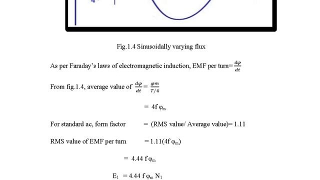 EMF Equation and working principle of transformer (ARS) смотреть онлайн