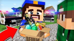 ЭТОТ ПОЛИЦЕЙСКИЙ ПОДАРИЛ МНЕ СВОИ ВЕЩИ В МАЙНКРАФТ | Риколит Minecraft