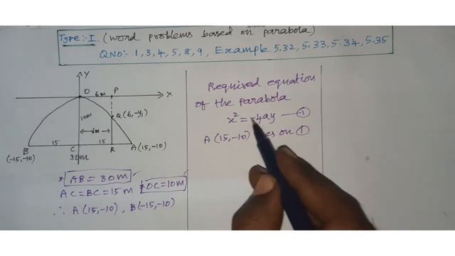class:12(Maths), Exercise 5.5,Q.No:1, parabolic bridge sum смотреть онлайн