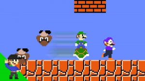 Повышение уровня: Луиджи выигрывает, абсолютно ничего не делая в Super Mario Bros
