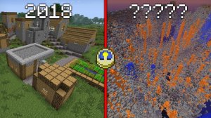 ЧТО БУДЕТ ЕСЛИ ВЗОРВАТЬ ДЕРЕВНЮ ЯДЕРНЫМ ТНТ ЧЕРЕЗ 10000 ЛЕТ В МАЙНКРАФТ | Риколит Minecraft