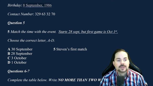 IELTS Live Class Recording - Listening about Football and The Titanic смотреть онлайн