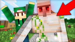 ЭТОТ ОХРАННИК ЗАЩИЩАЕТ МЕНЯ В ДЕРЕВНЕ ЖИТЕЛЕЙ В МАЙНКРАФТ | Риколит Minecraft