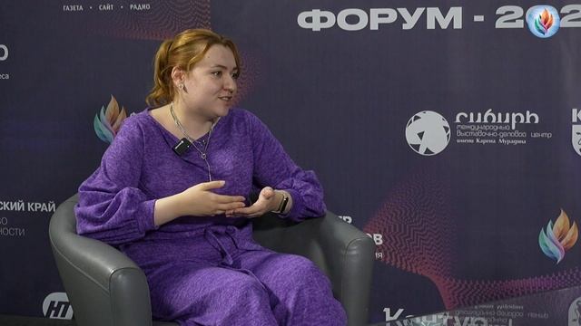 XV СЭФ, Яна Мезенина, советник Председателя молодежного Правительства дублеров Красноярского края. смотреть онлайн