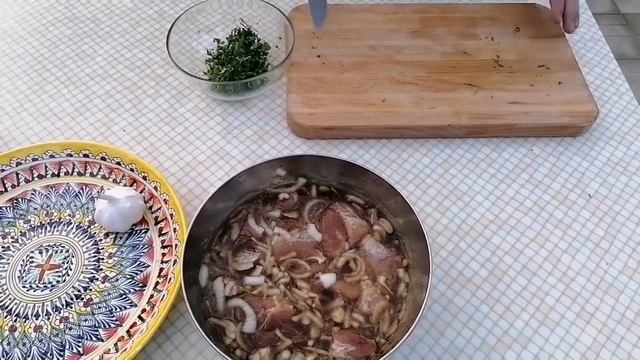 Аджапсандал на мангале .Салат из печёных овощей смотреть онлайн