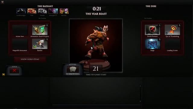 Dota 2 - First Look at New Year Beast PRACTICE!!!! New Bloom Festival! смотреть онлайн