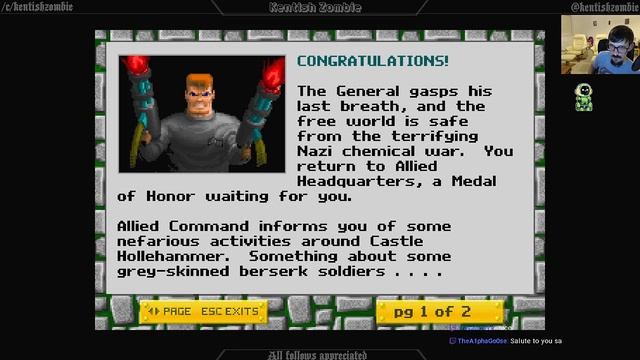 Wolfenstein 3D Ending (Nocturnal Missions) смотреть онлайн